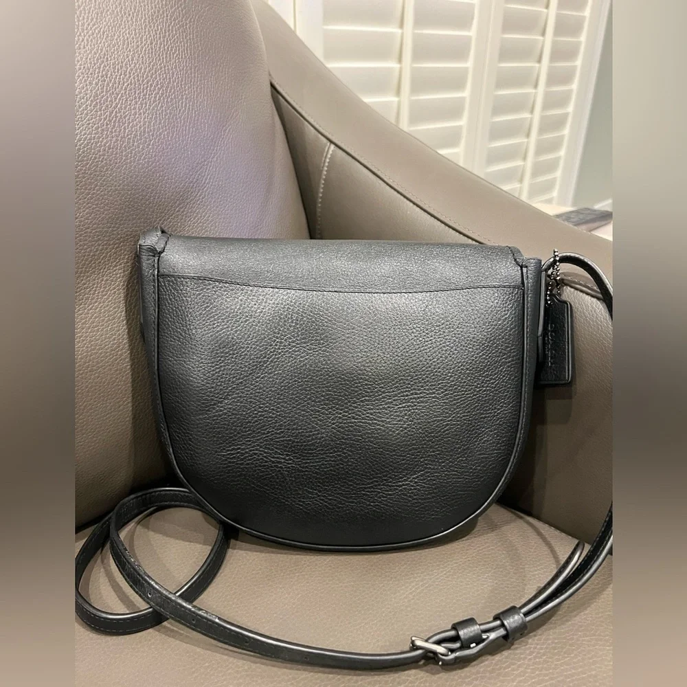 Coach Hudson 86778 Pebbled Leather Cross Body Bag - Picture 2 of 9